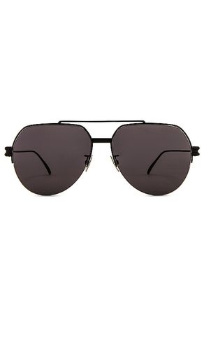 Gafas de sol metal double bridge pilot en color negro talla all en & - Black. Talla all - Bottega Veneta - Modalova