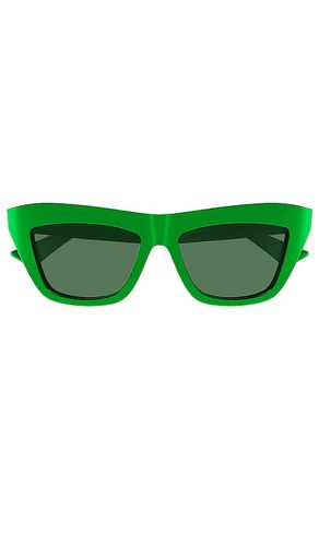 Gafas de sol sharp wayfarer en color talla all en - Green. Talla all - Bottega Veneta - Modalova