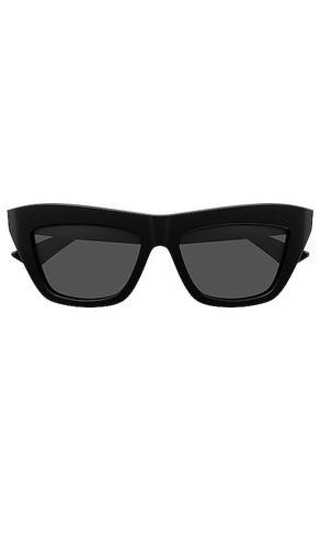 Gafas de sol sharp wayfarer en color negro talla all en - Black. Talla all - Bottega Veneta - Modalova