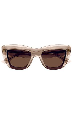 Gafas de sol cat eye en color neutral talla all en - Neutral. Talla all - Bottega Veneta - Modalova