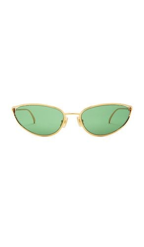 Narrow Cat Eye Sunglasses in - Bottega Veneta - Modalova