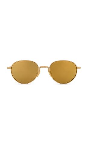 Gafas de sol en color oro metálico talla all en & - Metallic Gold. Talla all - Bottega Veneta - Modalova