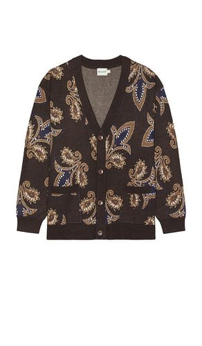 Paisley Wool Grandad Cardigan in . Taglia M, S, XL/1X - Bound - Modalova