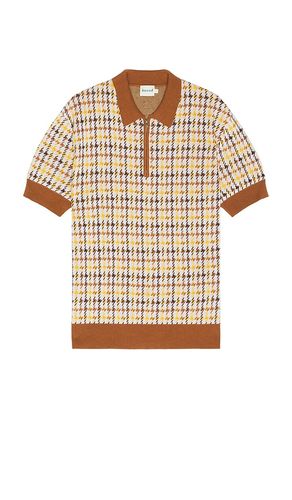 Finn 1/4 Zip Dogtooth Knit Polo in . Taglia M, S, XL/1X - Bound - Modalova