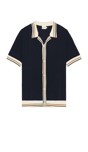 Stevie Waffle Ribbed Knit Polo in . Taglia M, S - Bound - Modalova