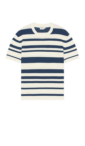 Stripe Heavy Knit Crochet Tee in . Size M, S, XL/1X - Bound - Modalova