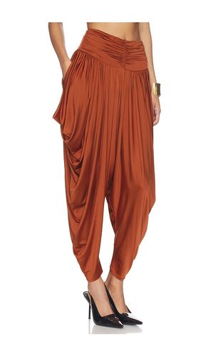 Pleated Fluid Jersey Shiny Pant in . Taglia M. Also in L - BALMAIN - Modalova
