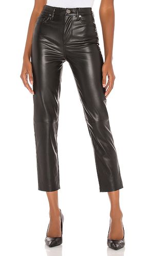 Faux leather straight leg pant in color black size 25 in - Black. Size 25 (also in 26, 27, 28, 29, 30) - BLANKNYC - Modalova