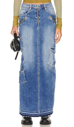 Cargo denim maxi skirt in color blue size 24 in - Blue. Size 24 (also in 25, 26, 27) - BLANKNYC - Modalova