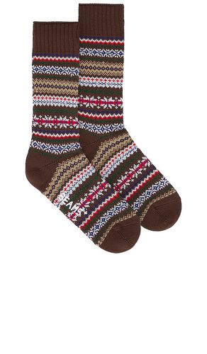 Fair isle socks in color brown size all in - Brown. Size all - Beams Plus - Modalova