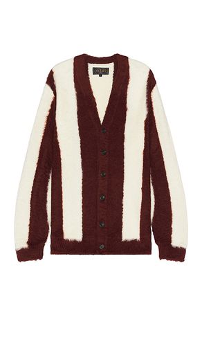 Stripe cotton shaggy cardigan in color size L in - . Size L (also in S) - Beams Plus - Modalova