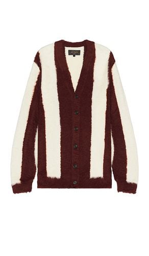 Stripe Cotton Shaggy Cardigan in . Taglia S - Beams Plus - Modalova