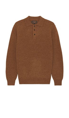 Knit polo 9g sweater en color talla S en - Brown. Talla S (también en XL/1X) - Beams Plus - Modalova