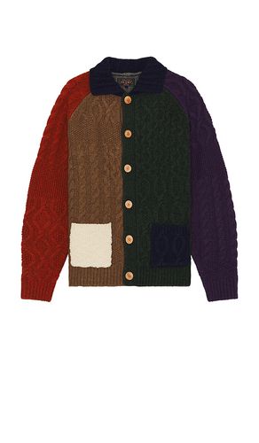 Cardigan Alan Patchwork in . Size M, S, XL/1X - Beams Plus - Modalova