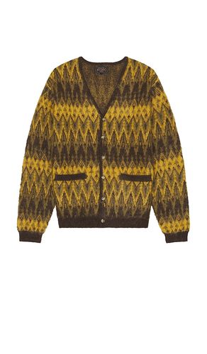 Cardigan Double Jacquard Chevron Pattern in . Size S, XL/1X - Beams Plus - Modalova