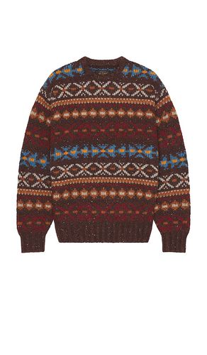 Crew Fair Isle Pattern 3g Sweater in . Taglia M, S, XL/1X - Beams Plus - Modalova