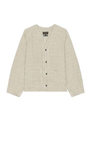 Engineer jacket linen hickory stripe in color nude size M in - Nude. Size M (also in S, XL/1X) - Beams Plus - Modalova