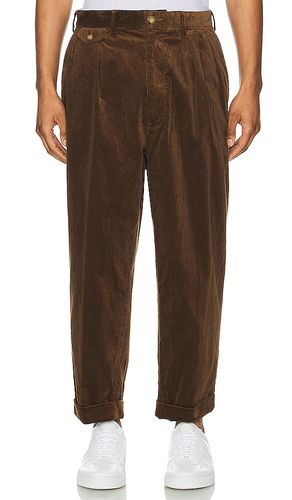 Pleats corduroy pant in color brown size M in - Brown. Size M (also in XL/1X) - Beams Plus - Modalova