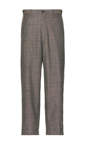 Ivy Trousers Wide Linen Plaid in . Size S - Beams Plus - Modalova