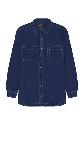 Work Indigo Chambray Shirt in -. Size S - Beams Plus - Modalova