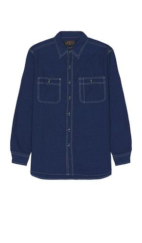 Work Indigo Chambray Shirt in -. Taglia S, XL/1X - Beams Plus - Modalova