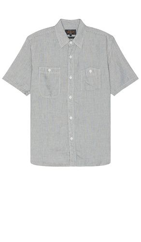 Work short sleeve linen in color blue size M in - Blue. Size M (also in S) - Beams Plus - Modalova