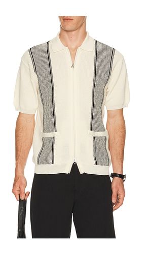 Zip Knit Polo Stripe in . Taglia M. Also in L, XL - Beams Plus - Modalova
