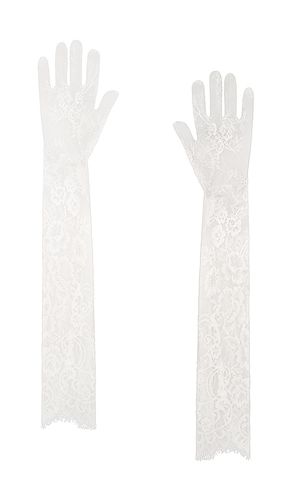 Guantes lace en color talla M/L en - White. Talla M/L (también en XS/S) - Bronx and Banco - Modalova