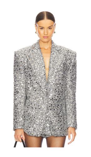 Blair sequin blazer en color metálico talla L en & - Metallic Silver. Talla L (también en M) - Bronx and Banco - Modalova