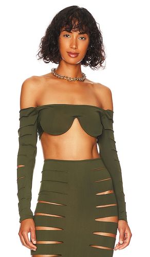 Josefina top en color verde oliva talla M en - Olive. Talla M (también en S, XS) - Bronx and Banco - Modalova