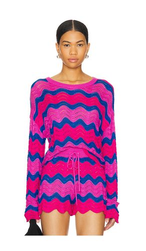 Jersey a rayas beach sweater en color rosado talla L en - Pink. Talla L (también en XL) - BEACH RIOT - Modalova