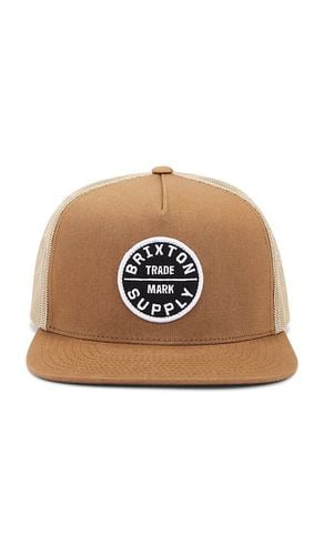 Gorra de camionero oath en color marrón talla all en & Light - Brown. Talla all - Brixton - Modalova