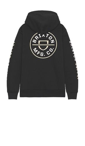 Sudadera crest en color negro talla M en & - Black. Talla M (también en S) - Brixton - Modalova