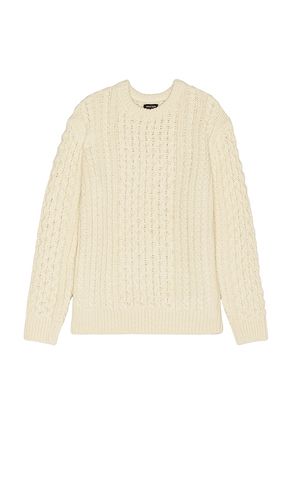 Classic Fisherman's Cable Knit Sweater in . Size M - Brixton - Modalova