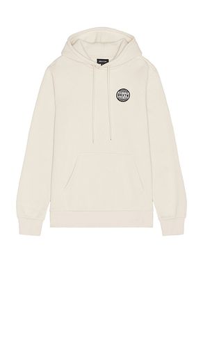 Sudadera gateway patch en color crema talla L en - Cream. Talla L (también en M, S, XL/1X) - Brixton - Modalova