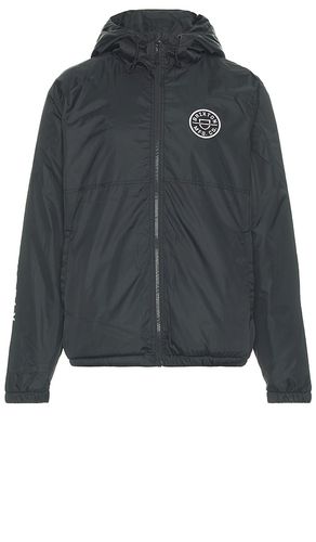 Claxton Crest Arctic Fleece Lined Hood Jacket in . Taglia M, XL - Brixton - Modalova