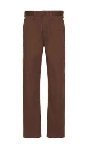 Pantalones chinos choice en color marrón talla 30 en - Brown. Talla 30 (también en 34) - Brixton - Modalova