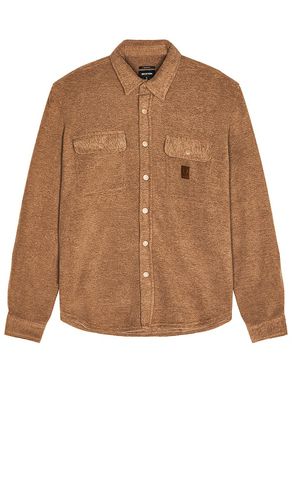 Bowery long sleeve arctic stretch fleece overshirt in color tan size L in - Tan. Size L (also in S) - Brixton - Modalova