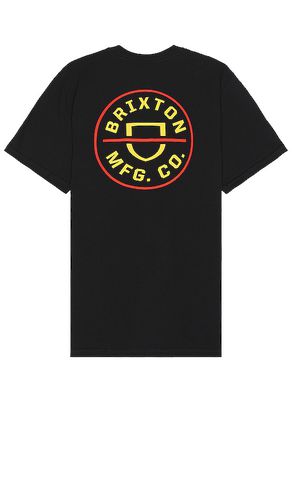 Camiseta crest en color negro talla L en & - Black. Talla L (también en M, S, XL/1X) - Brixton - Modalova