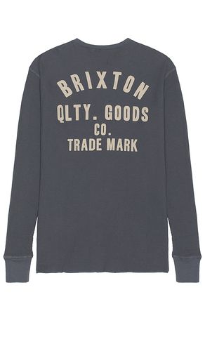 Woodburn long sleeve thermal in color blue size L in - Blue. Size L (also in M, XL) - Brixton - Modalova