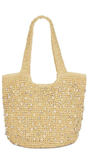 Nia crystal hobo bag in color beige size all in - Beige. Size all - BTB Los Angeles - Modalova