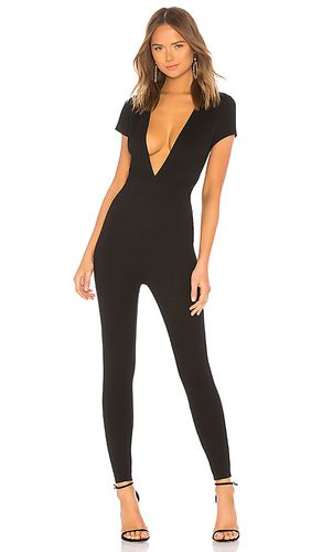 Leona deep v catsuit en color talla M en - Black. Talla M (también en XXS) - superdown - Modalova