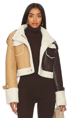 Mila Faux Leather Jacket in . Size S, XS - Bubish - Modalova