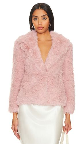Arianna faux fur jacket in color pink size L in - Pink. Size L (also in S, XS) - Bubish - Modalova