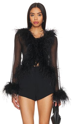 Blusa gigi feather en color talla 10 en - Black. Talla 10 (también en 8) - Bubish - Modalova