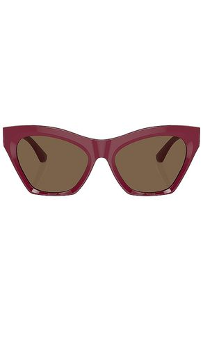 Burberry Cat Eye Sunglasses in Red - Burberry - Modalova