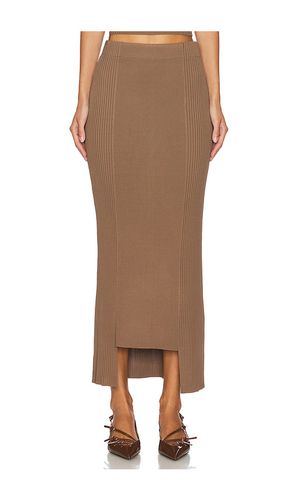 Falda merine en color marrón talla L en - Brown. Talla L (también en M, S, XS) - By Malene Birger - Modalova