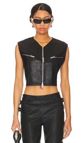 Malcom faux leather vest in color size L in - . Size L (also in M) - BY.DYLN - Modalova
