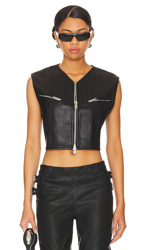 Malcom Faux Leather Vest in . Taglia M - BY.DYLN - Modalova