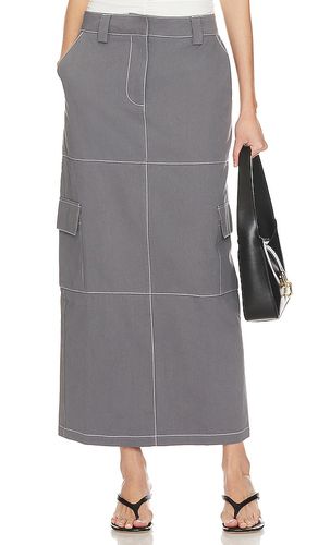 Laikon cargo maxi skirt in color grey size S in - Grey. Size S (also in XS) - BY.DYLN - Modalova